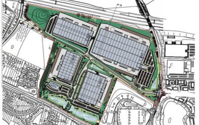 Plan Of Enderby Logistics Hub