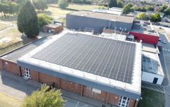 Solar Panels At Enderby Leisure Centre (1)