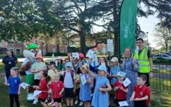 Children celebrating Clean Air Day