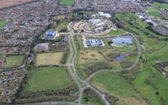 Aerial Footage Of Narborough And Enderby