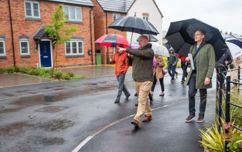 Partners Visit The Villers New Affordable Housing