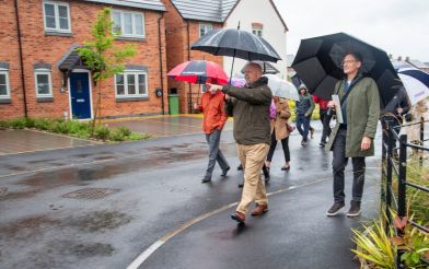 Partners Visit The Villers New Affordable Housing