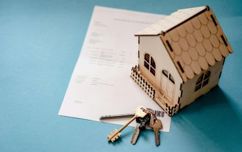 House With Keys And Paper Statement