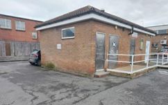 The old toilet block at John's Court, Blaby