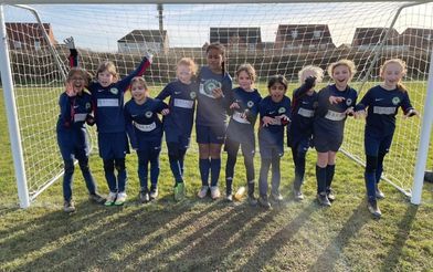 Young footballers at Epworth Juniors FC